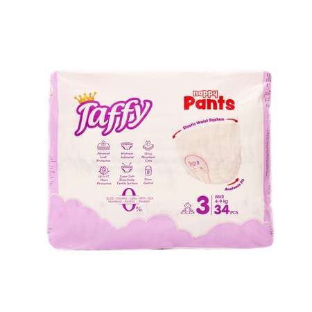 Трусики Taffy Premium Care Premium Care 3 34 шт.