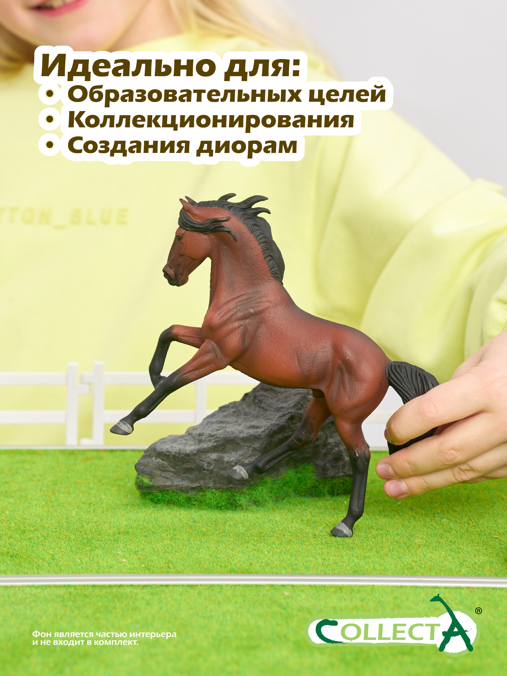 Фигурка Collecta Андалузский жеребец пегий - фото 6