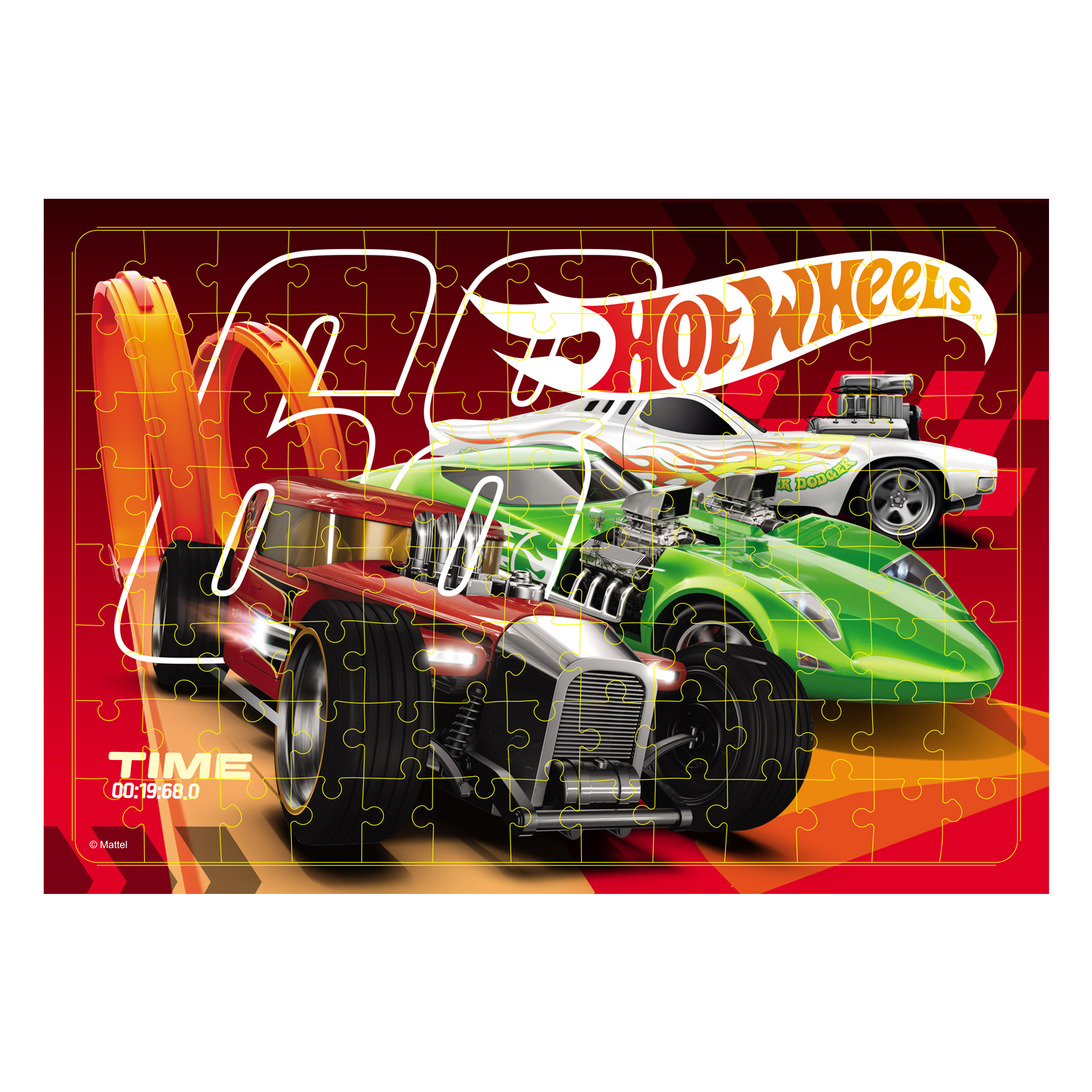 Пазл ORIGAMI Hot Wheels классический в ассортименте - фото 10