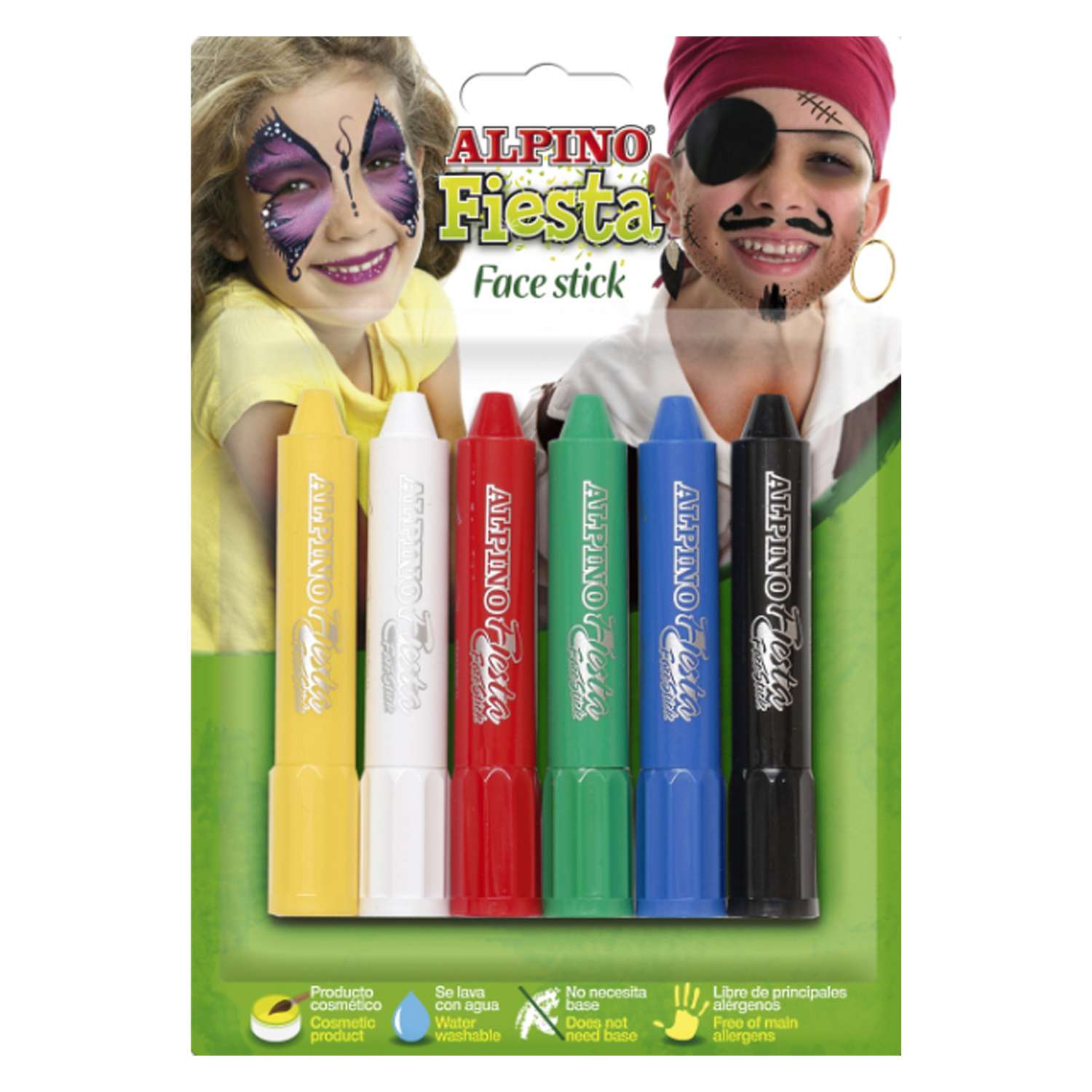 Аквагрим ALPINO Face Stick карандаши-мелки - фото 1