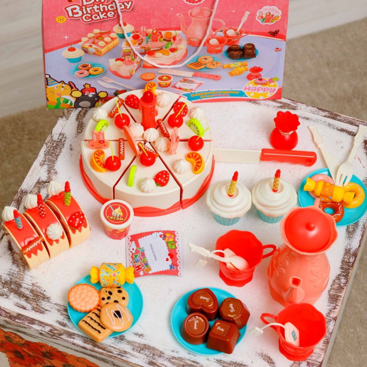 Игровой набор TrendToys тележки и корзинки, продукты, касса - фото 7