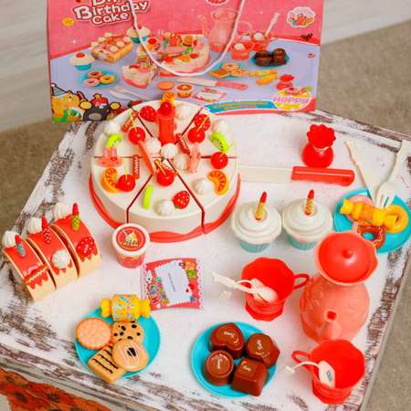 Игровой набор TrendToys тележки и корзинки, продукты, касса