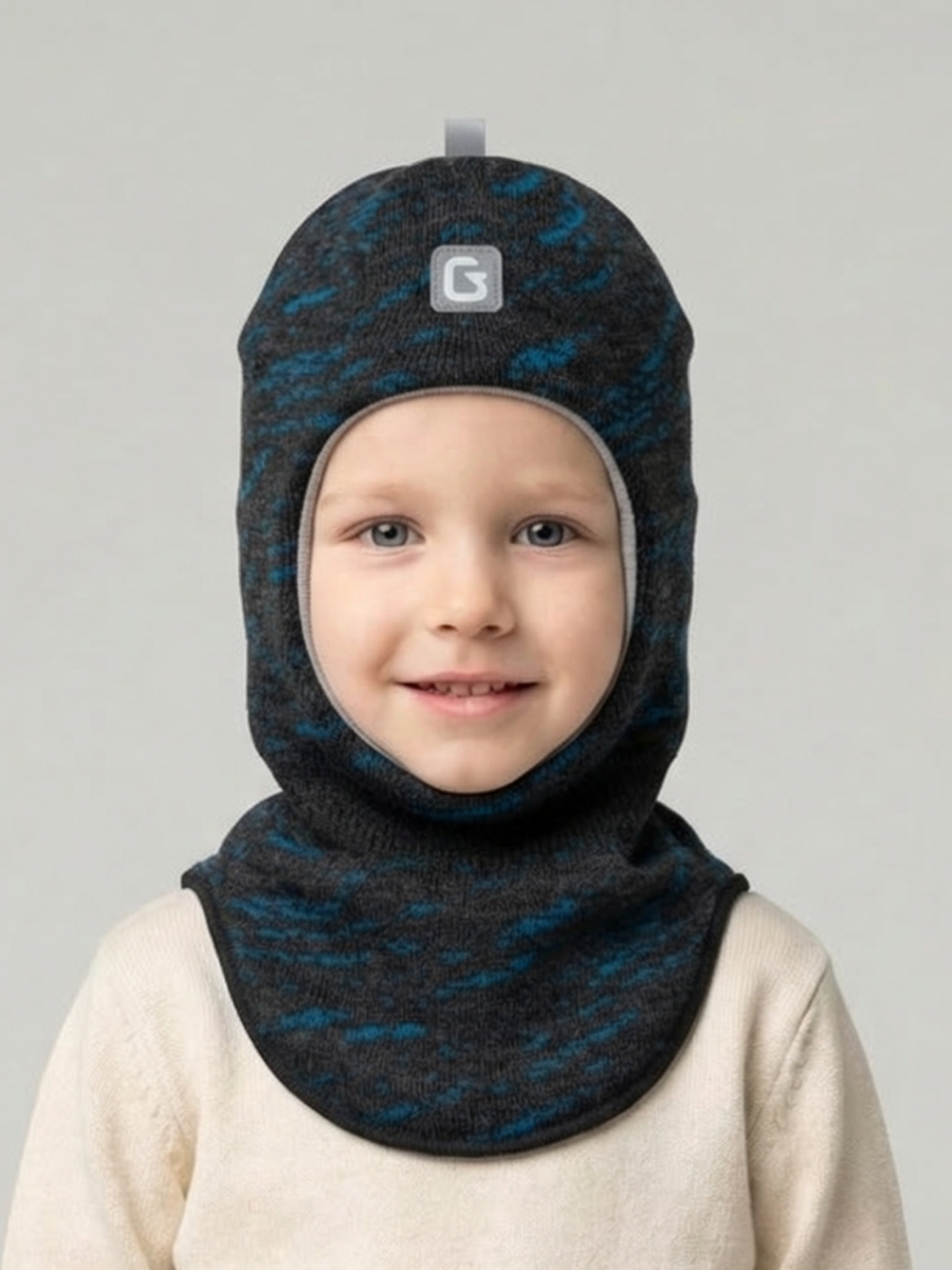 Шапка-шлем GUSTI GW25AC1208B-BLUE - фото 1