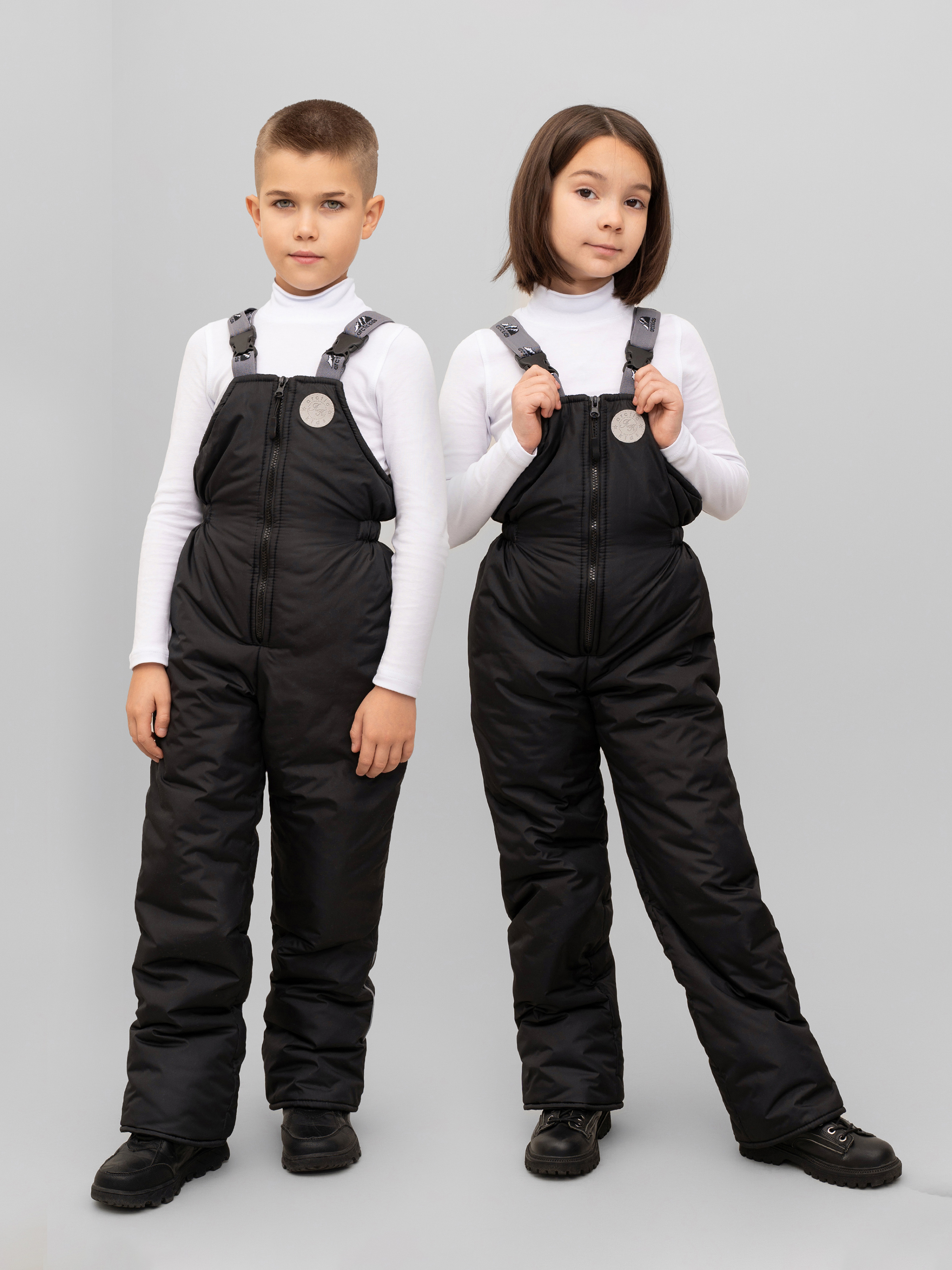 Полукомбинезон Arctic kids 60-015/1 черный - фото 2
