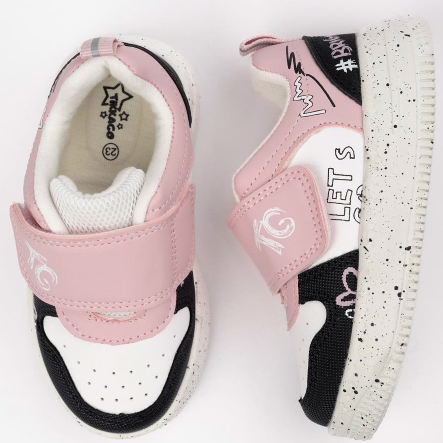 Кроссовки TikkaGo 2V22_772635_white-black-pink - фото 6