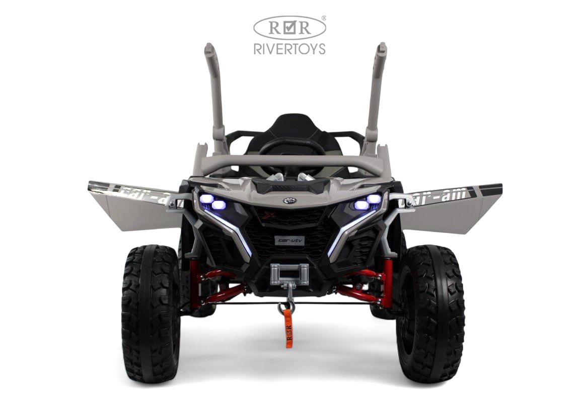 Электромобиль RIVERTOYS Z707ZZ-GREY С пультом ДУ - фото 4