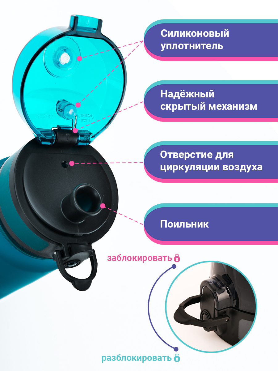 Бутылка UZSPACE 1000 мл - фото 5