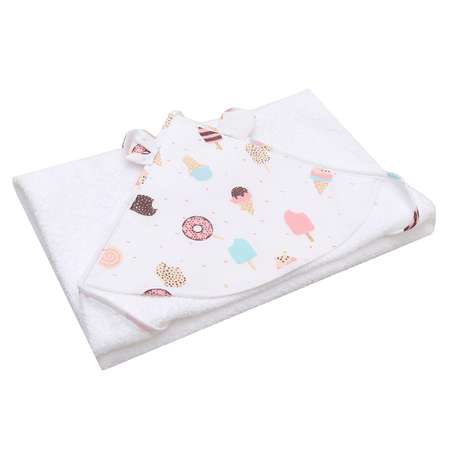 Полотенце Amarobaby Cute Love Эскимо Белый