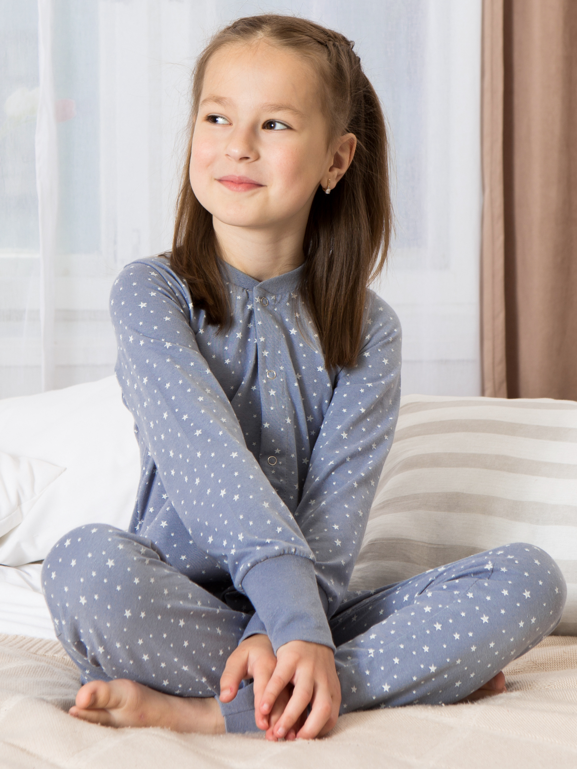 Пижама Весёлый человечек Д00113/Звезды - фото 8