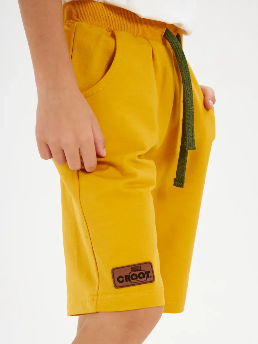 Шорты CROOT 955F2B_mustard - фото 4