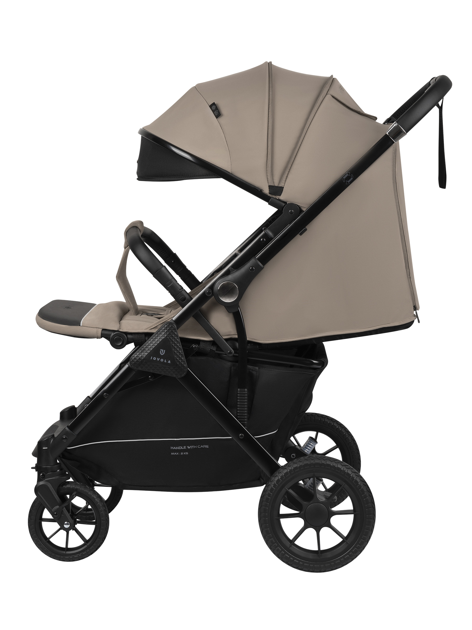 Коляска прогулочная JOVOLA Magma Plus бежевый - фото 21