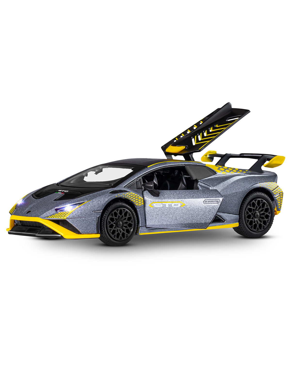 Автомобиль АВТОпанорама Lamborghini Huracan STO 1:24 JB1251759 - фото 15