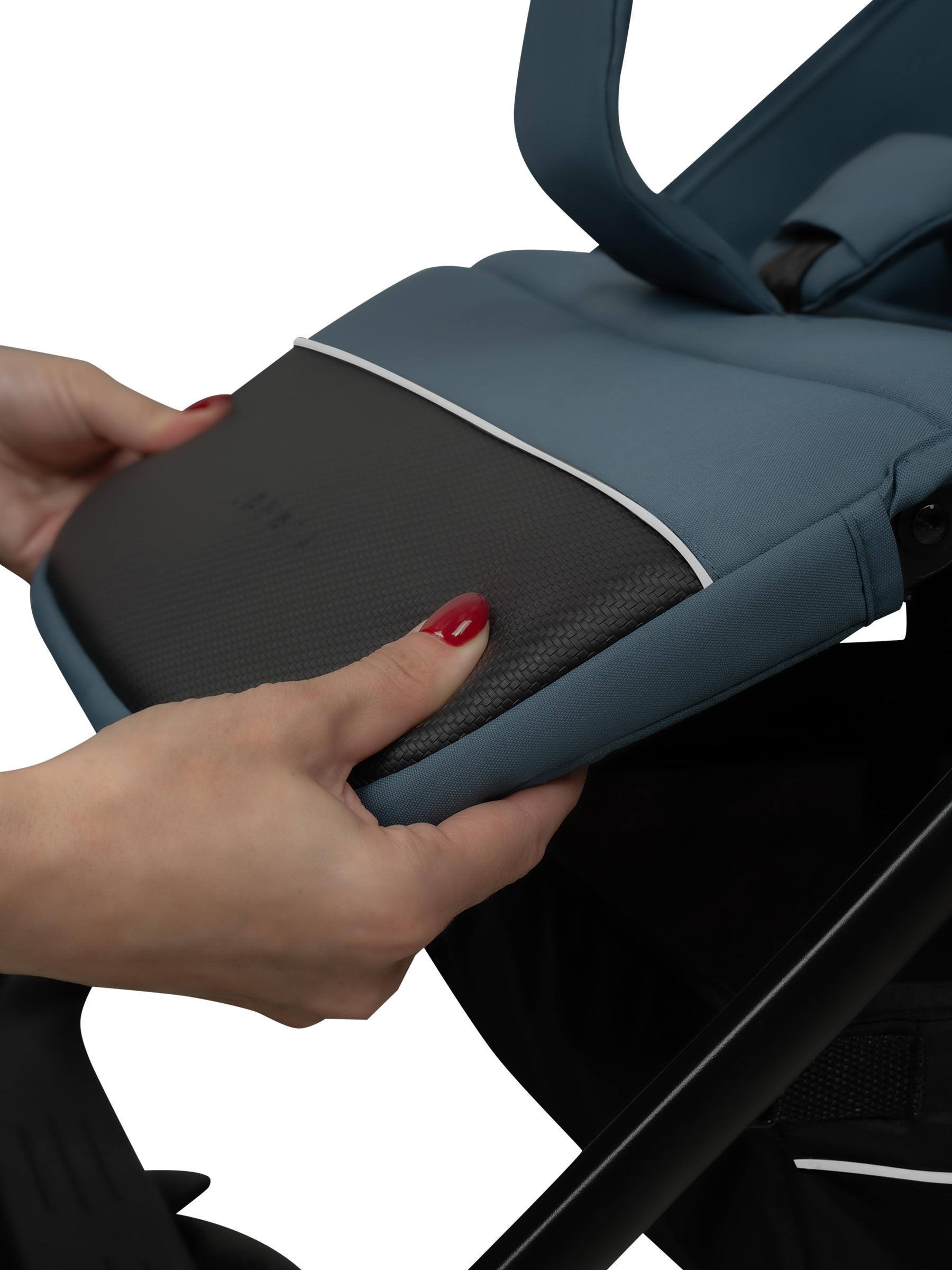 Коляска прогулочная JOVOLA Skill синий - фото 28