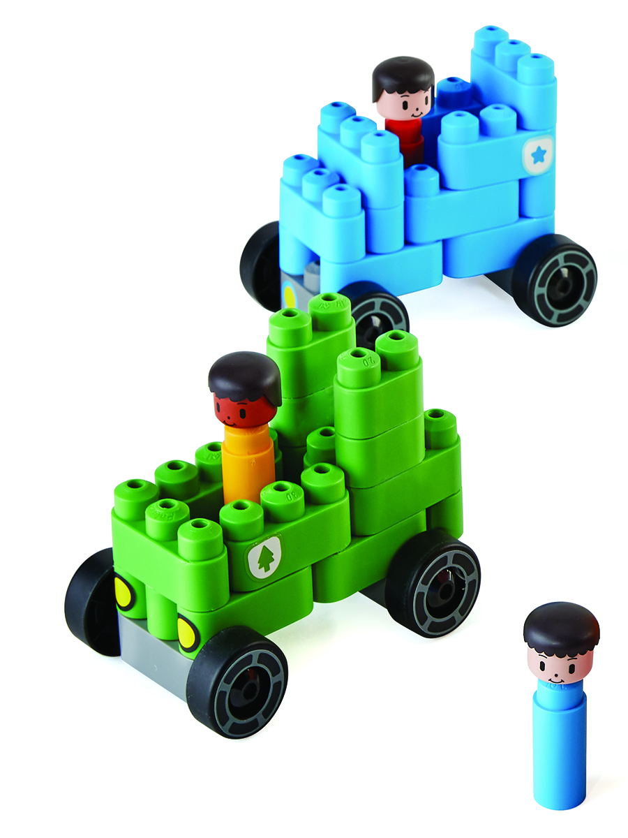 Конструктор Hape Городской транспорт 130 дет. - фото 7