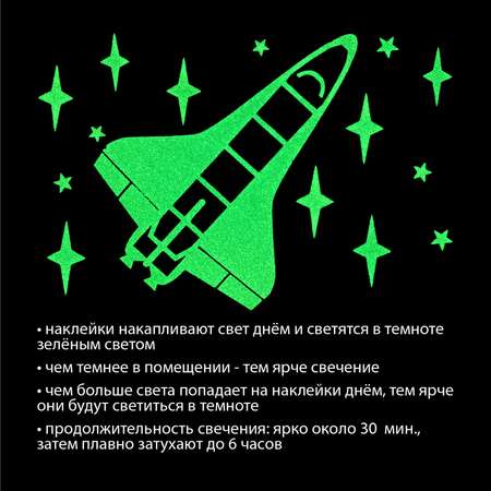 Светящиеся наклейки Звездное небо Буран