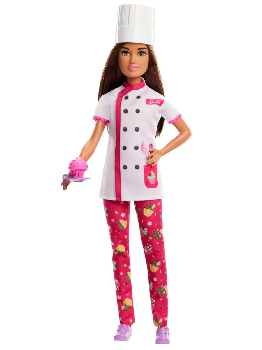 Кукла модельная Barbie Кем быть? Barbie высота 28 см DVF50_HKT67 - фото 1