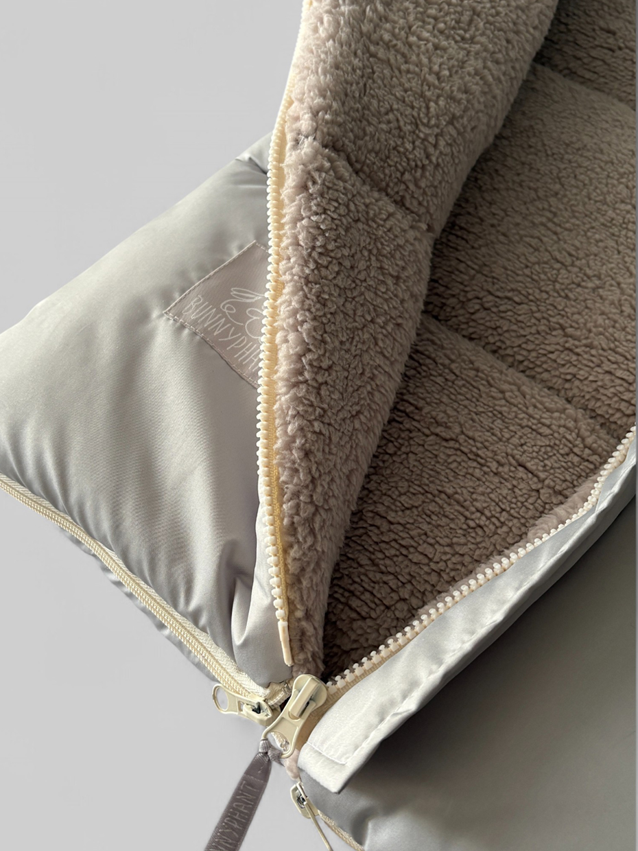 Конверт в коляску Bunnyphant серый - фото 7