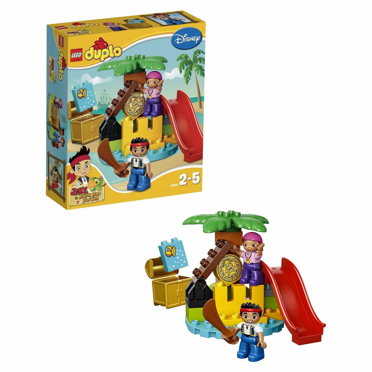 Конструктор LEGO DUPLO Остров сокровищ блочный - фото 1