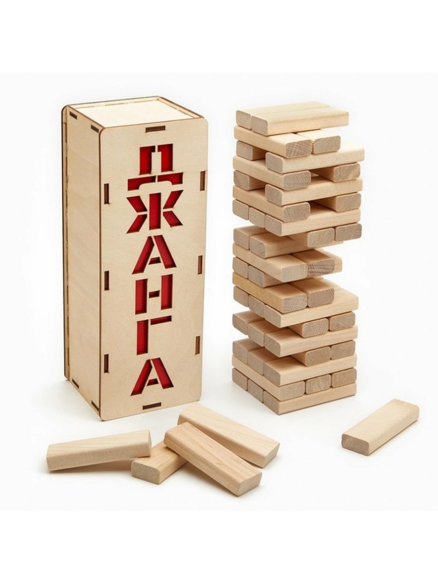 Настольная игра Задира Падающая башня Дженга - фото 1