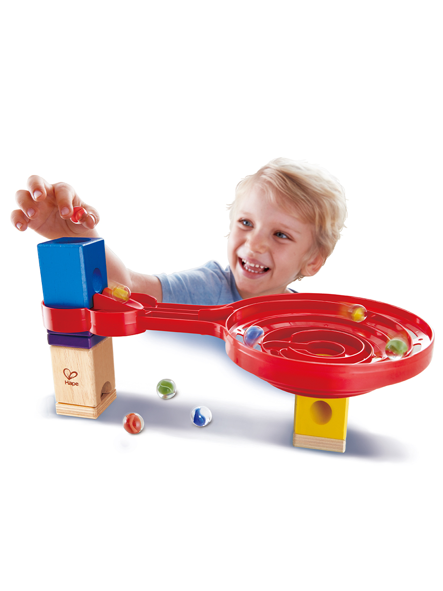 Конструктор Hape Гонки Спираль деревянный 18 дет. - фото 5