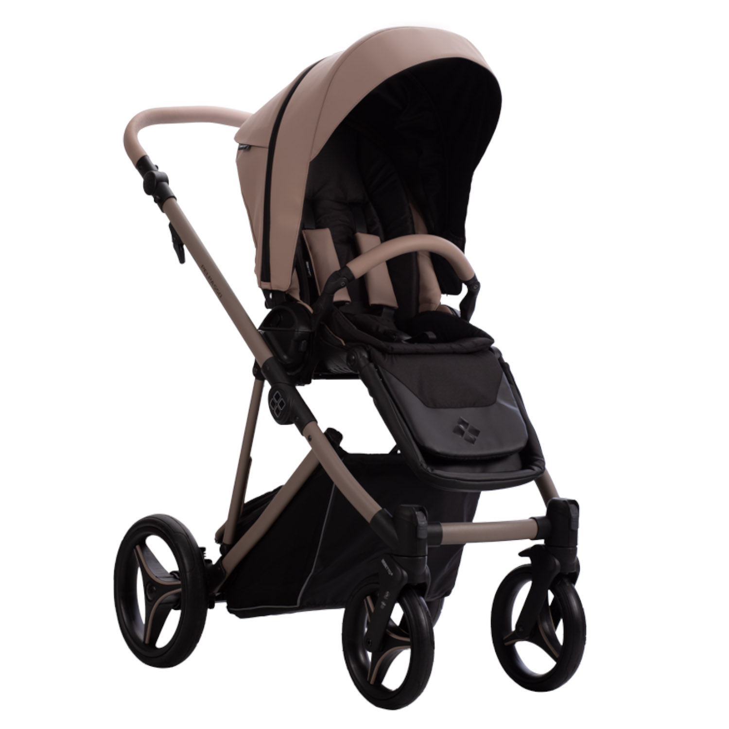 Коляска 2в1 Bebetto Pelpasso Pro 01 Kaszmir бежевый - фото 4