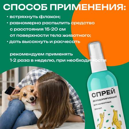 Спрей PETPOWER дезодорирующий