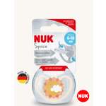 Пустышка Nuk силикон ортодонтическая от 6 мес. 1 шт.