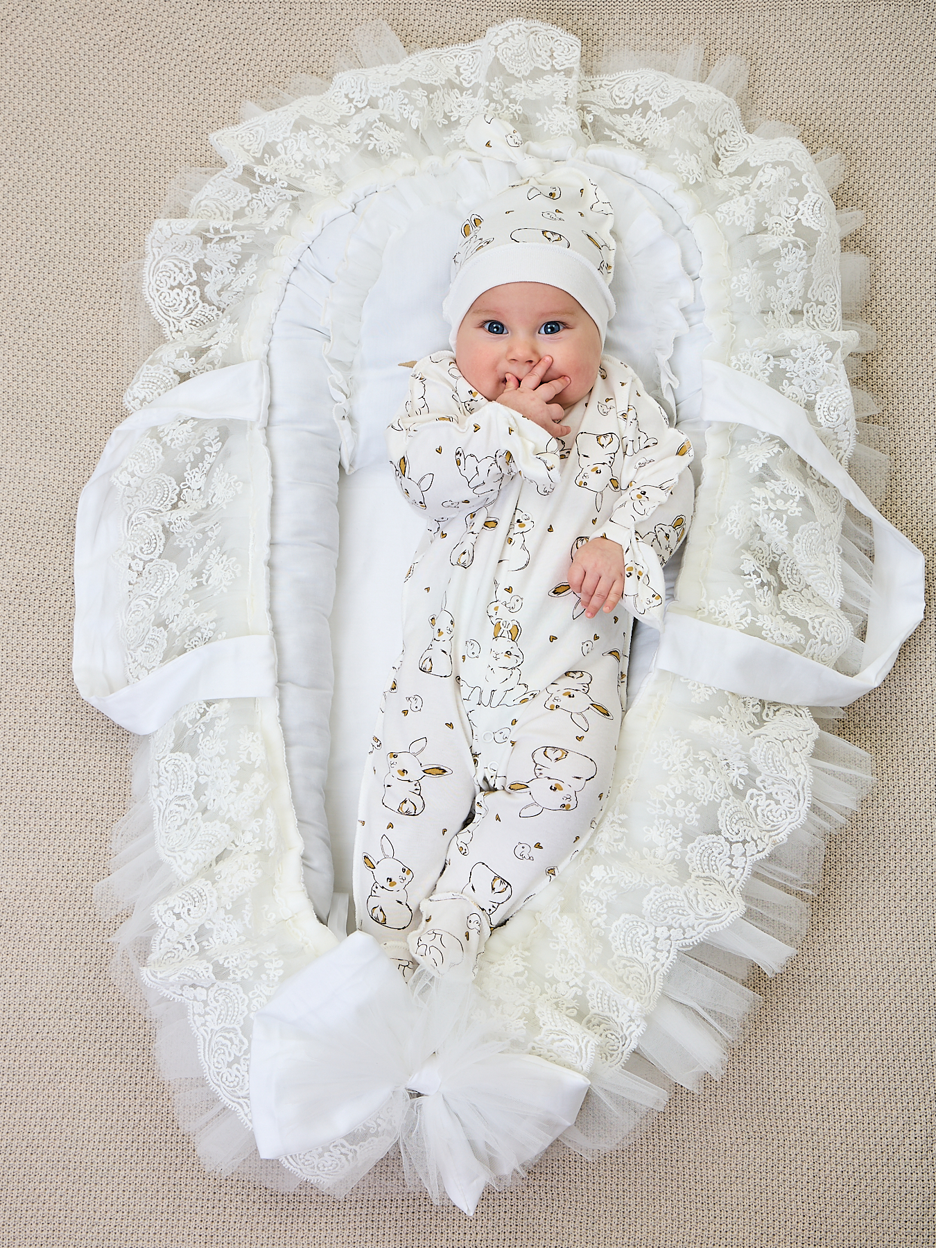 Конверт пеленальный (кокон) ТОСЯ БОСЯ белый - фото 12