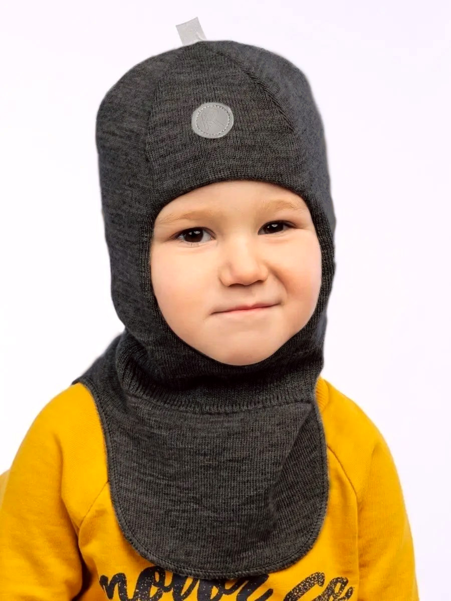 Шапка-шлем ПриКиндер U-Sp22547 Цвет: Графит - фото 4