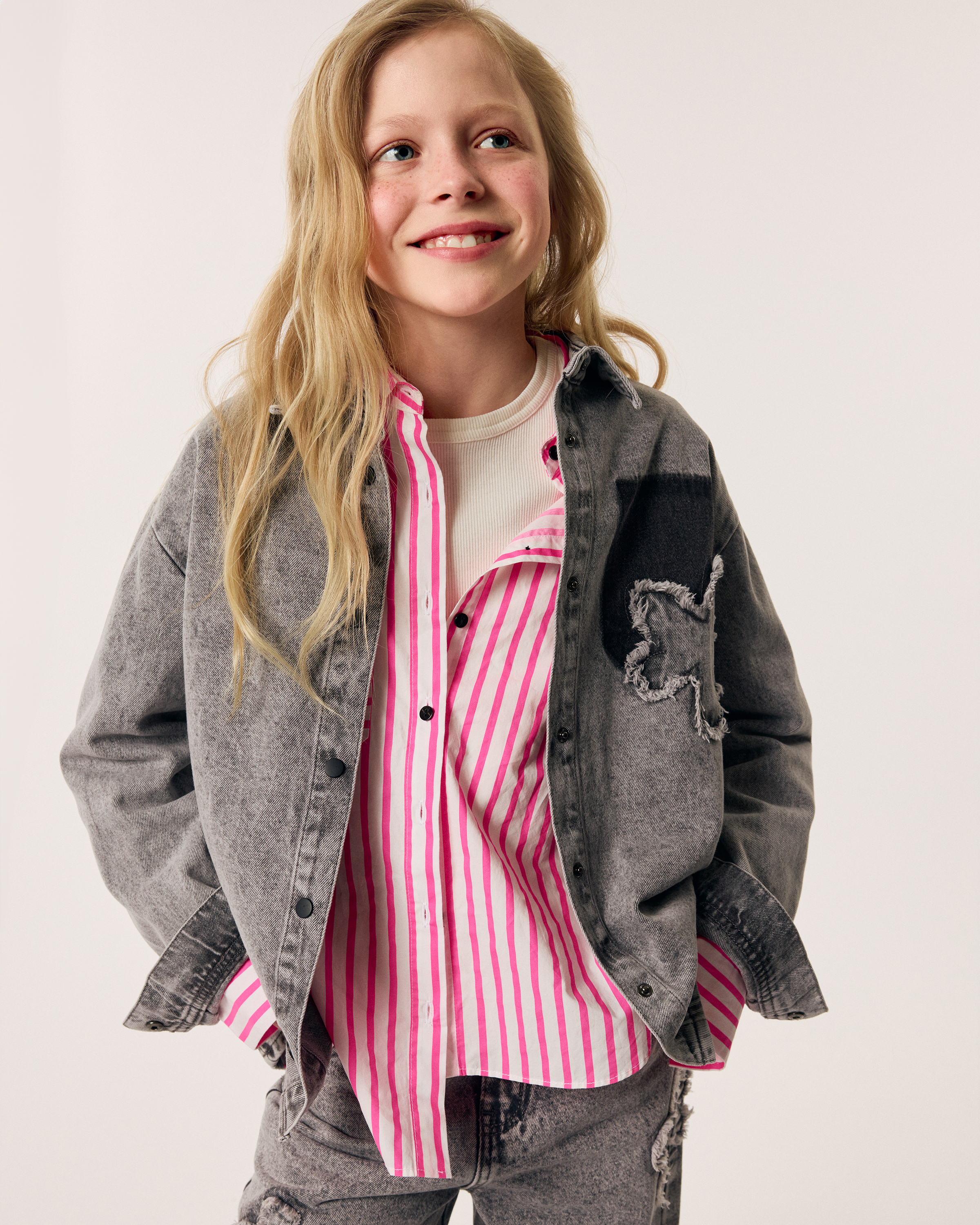 Джинсовая рубашка Futurino Fashion SP26FF-1DJ01tg-DG - фото 1