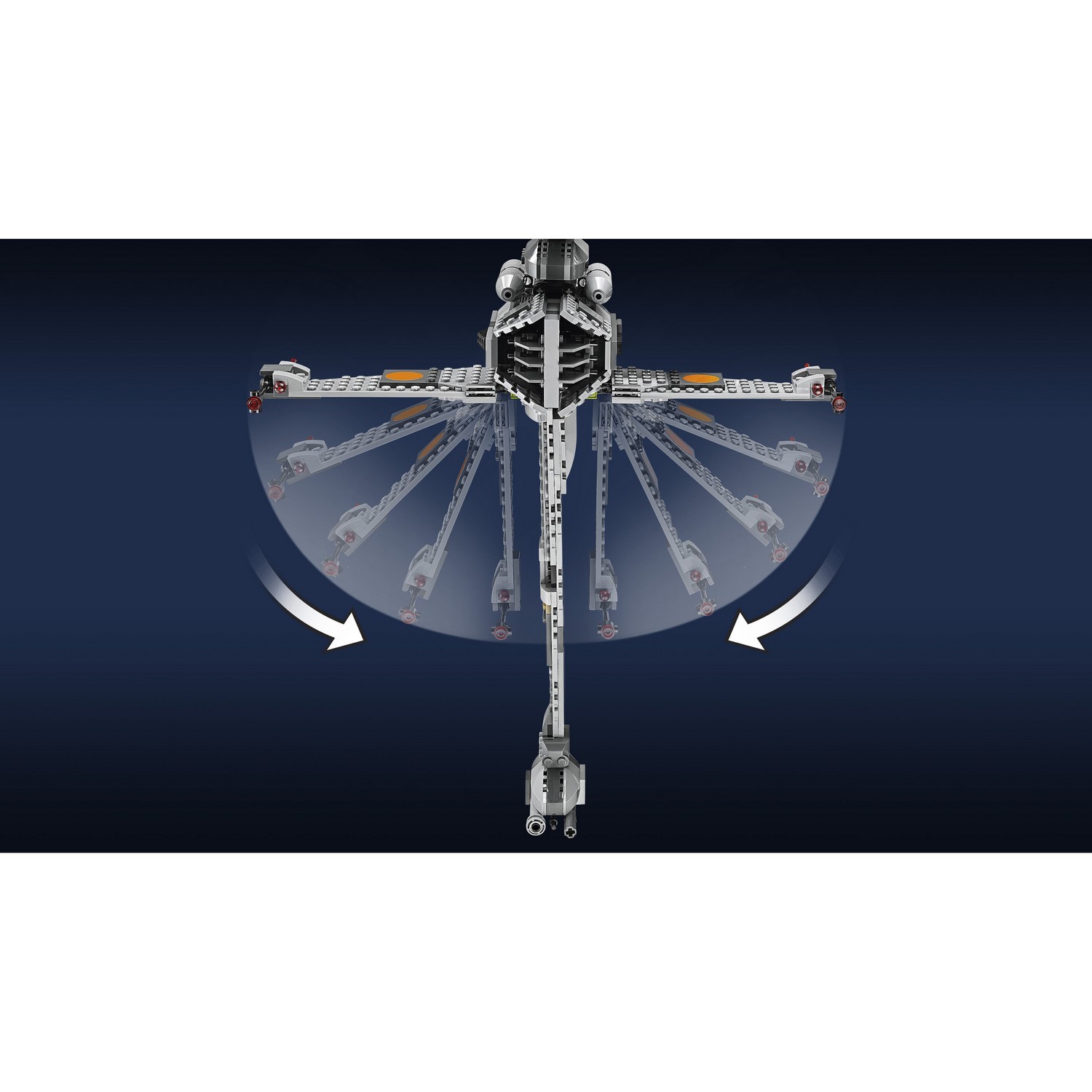 Конструктор LEGO Star Wars Истребитель B-Wing блочный - фото 8