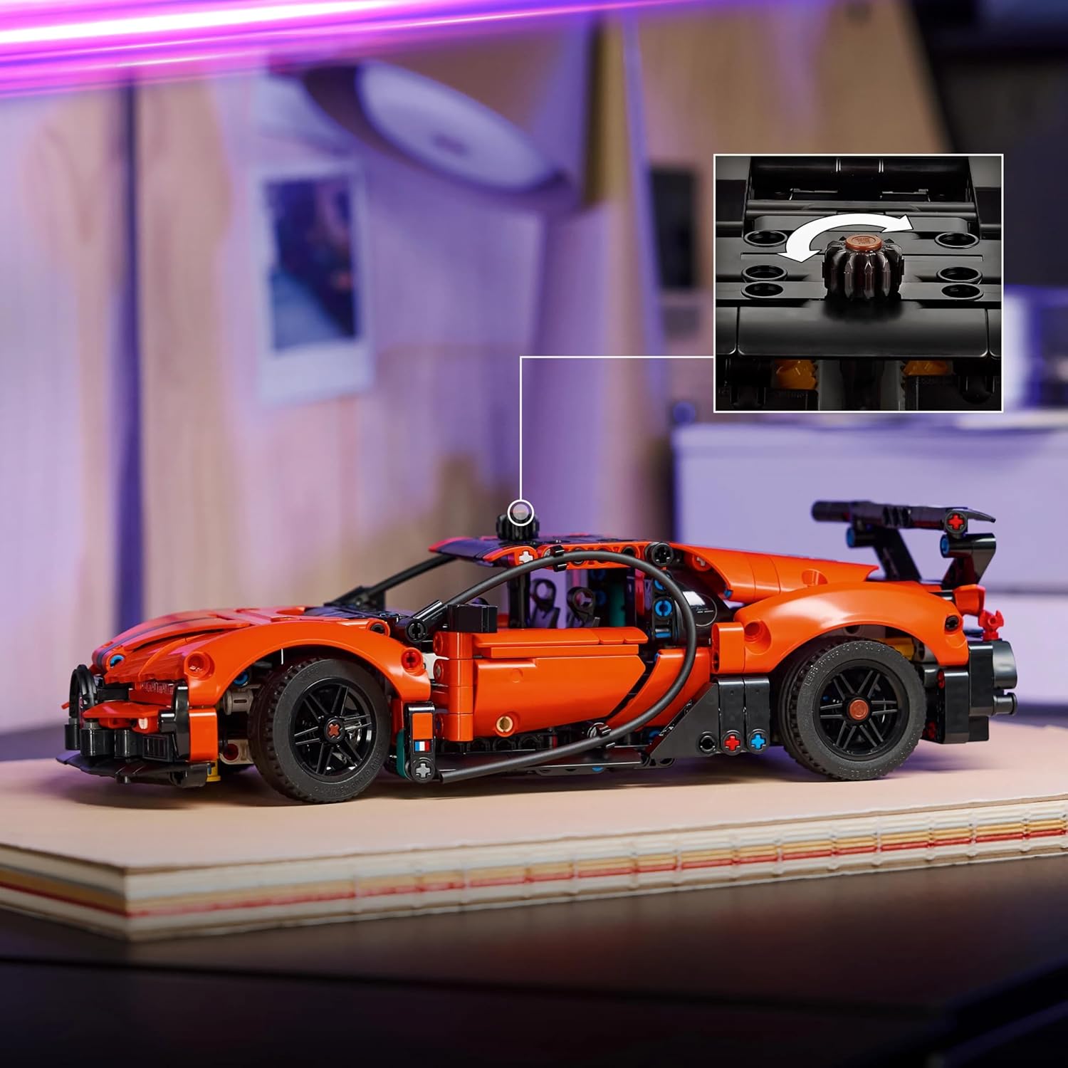 Конструктор LEGO Technic Bugatti Chiron Pur Sport 771 дет. - фото 4