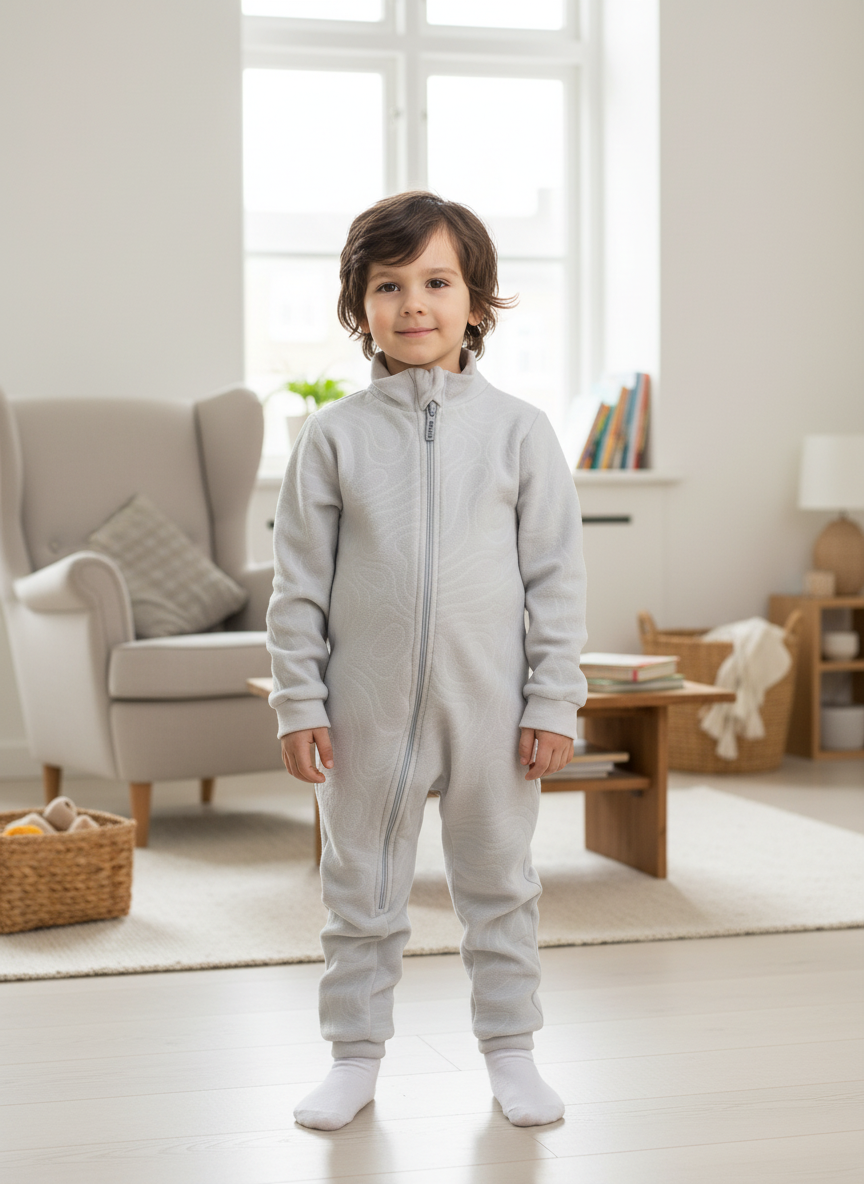 Комбинезон Утенок 286т(ш) св.серый волна - фото 2