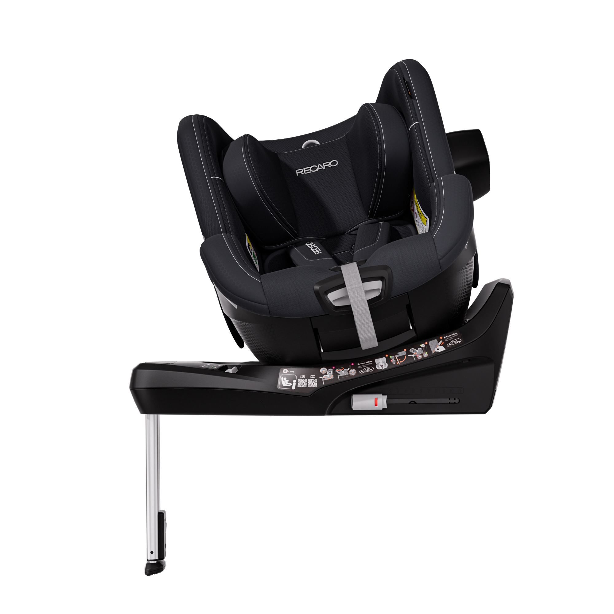 Автокресло Recaro Toron 1 Isofix 0+/1 (0-18 кг) черный - фото 6