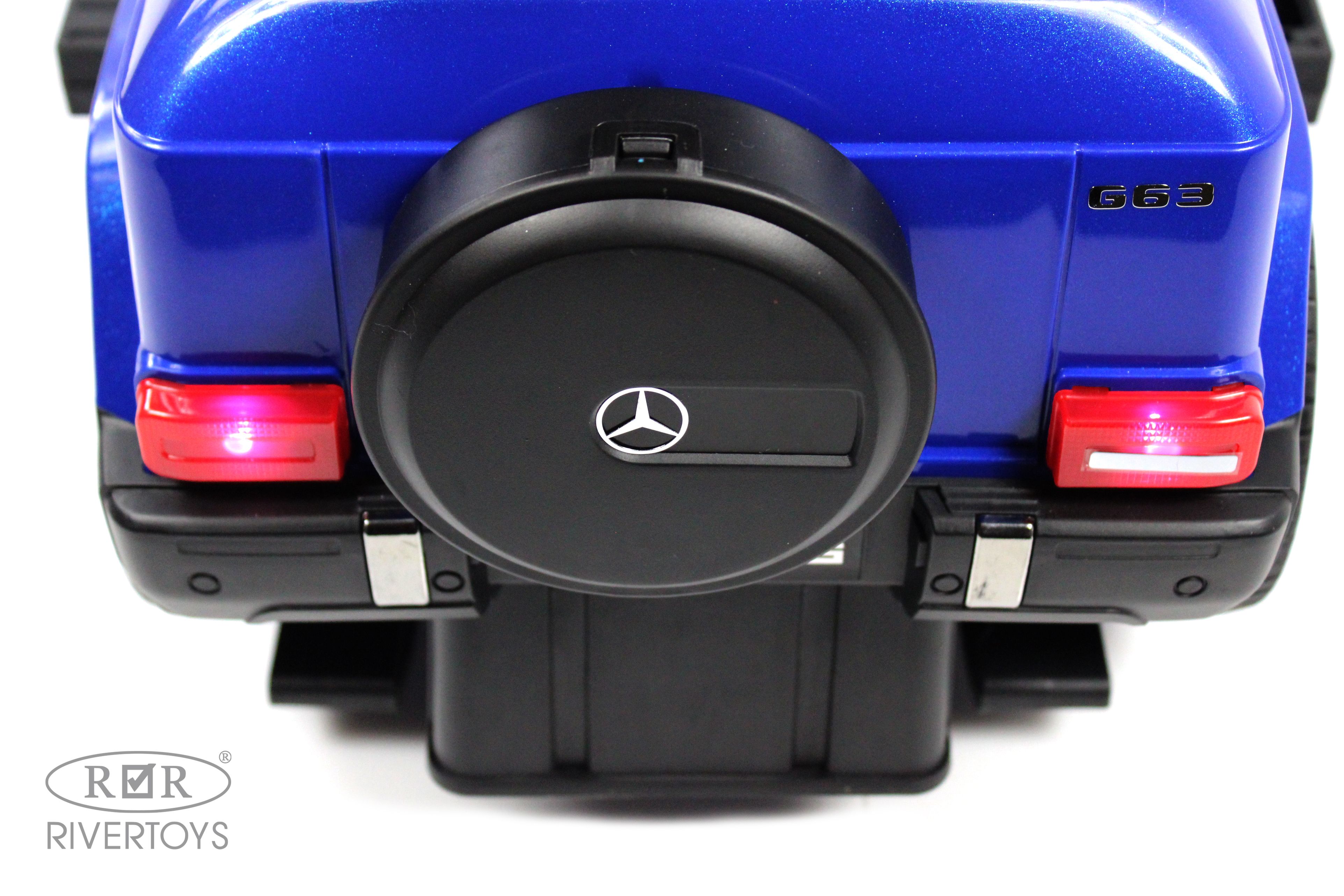 Каталка RIVERTOYS Mercedes-Benz G63 Blue Diamond синий - фото 24