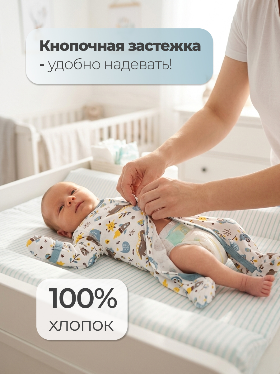 Комбинезон для недоношенных Эскимо 23-437 - фото 5