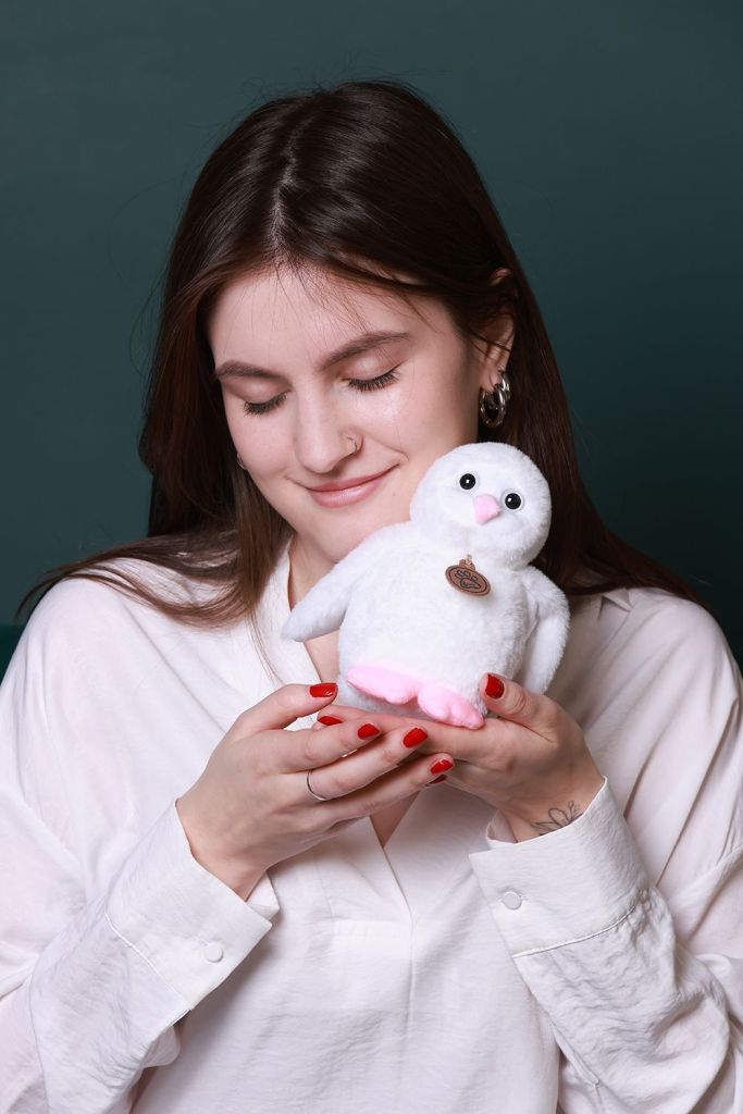 Игрушка мягкая Lapkin сова 14 см - фото 5