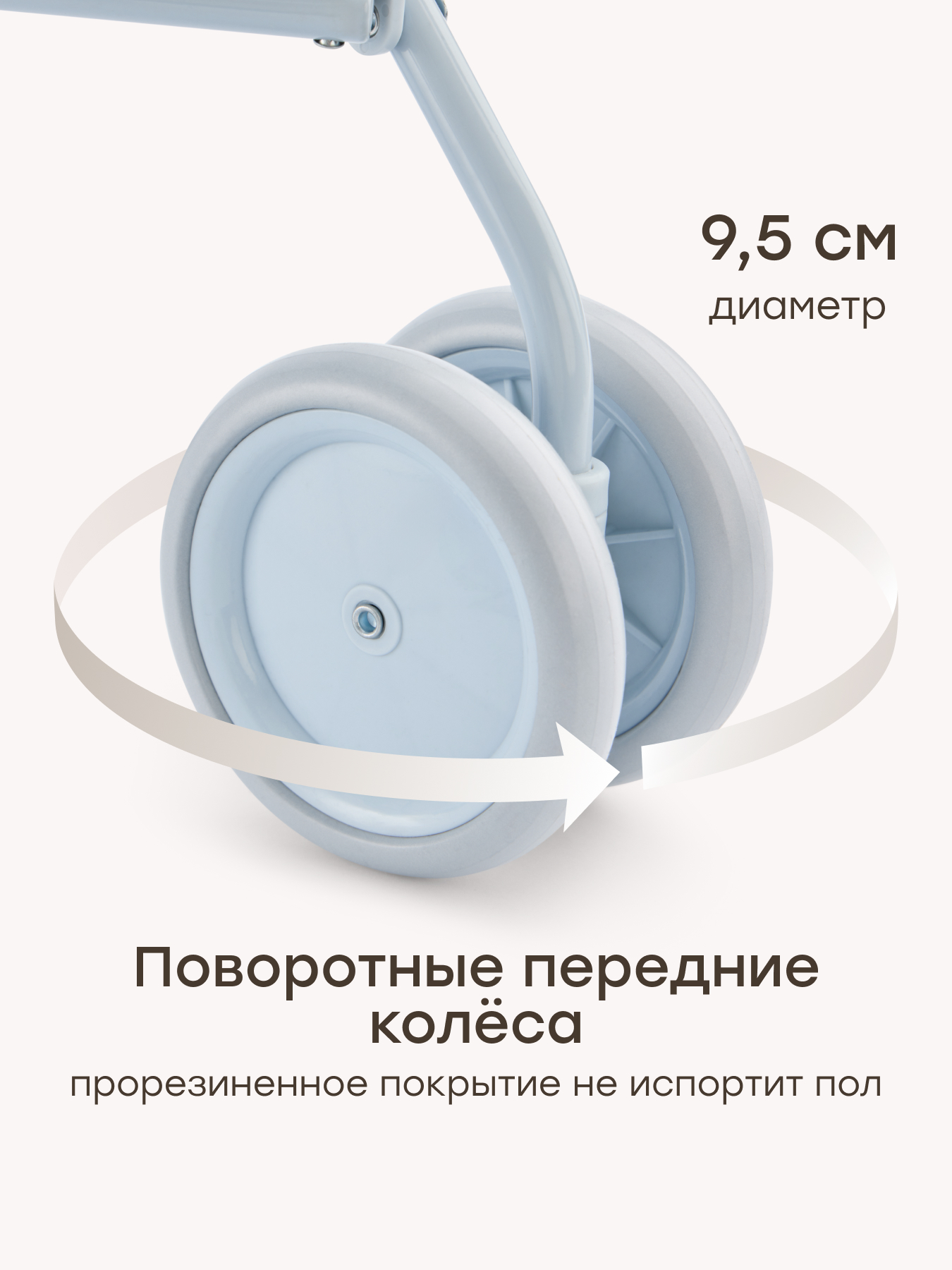 Аксессуар для кукол Happy Baby люлька 331970_light blue (flowers) - фото 4
