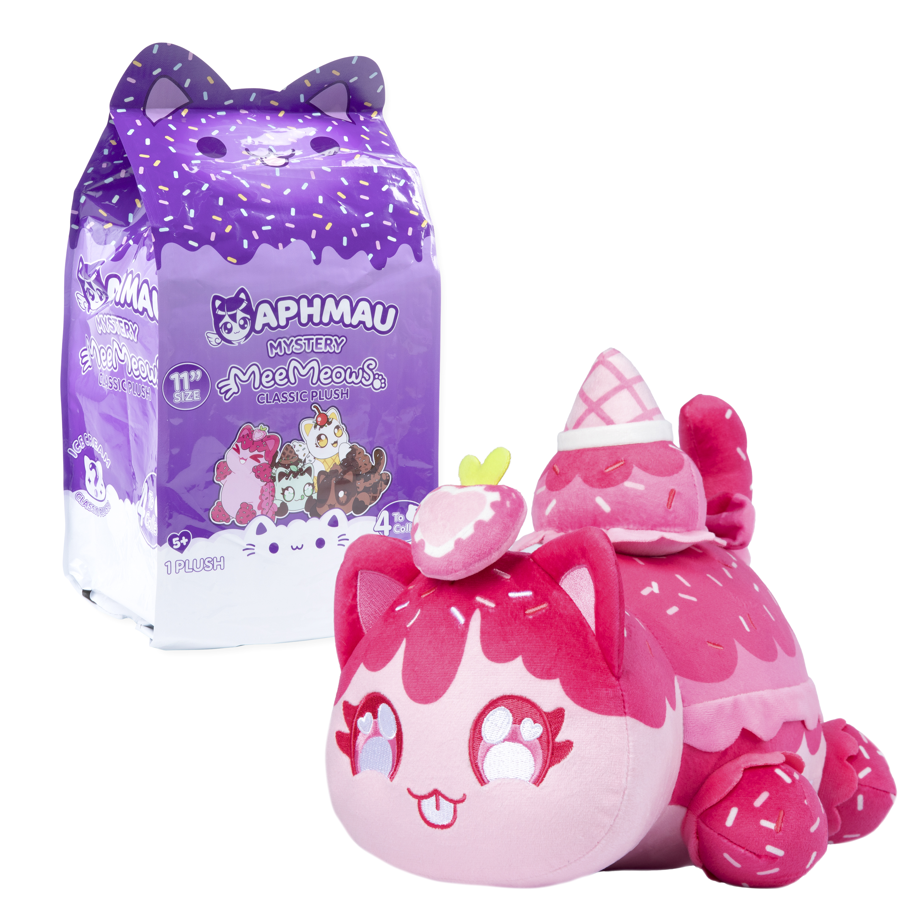 Мягкая игрушка APHMAU MeeMeow Сюрприз 28 см - фото 12