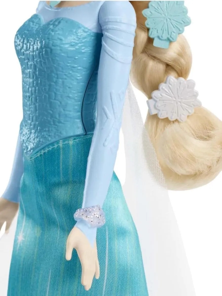 Кукла модельная Disney Frozen Эльза Холодное сердце высота 29 см HMD56 - фото 7