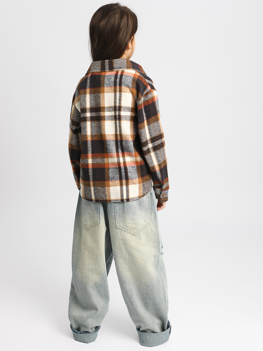 Рубашка Соль и Перец SP1510сине/коричневый - фото 6