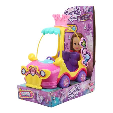 Автомобиль Zuru Sparkle Girlz для мини-куклы Принцесса