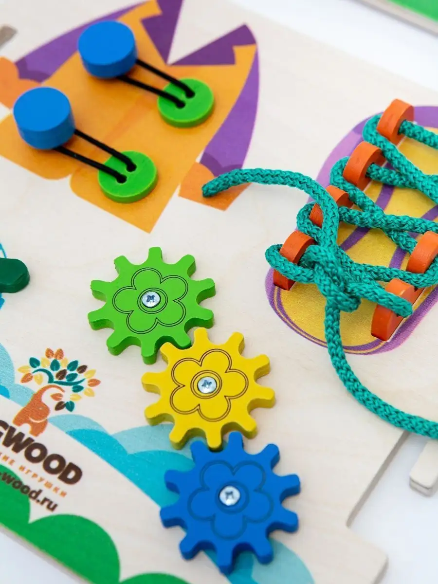 Игрушка Mag Wood бизиборд Парк - фото 11