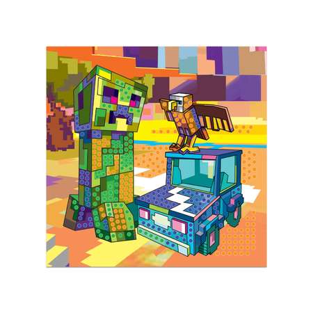 Алмазная мозаика Minecraft