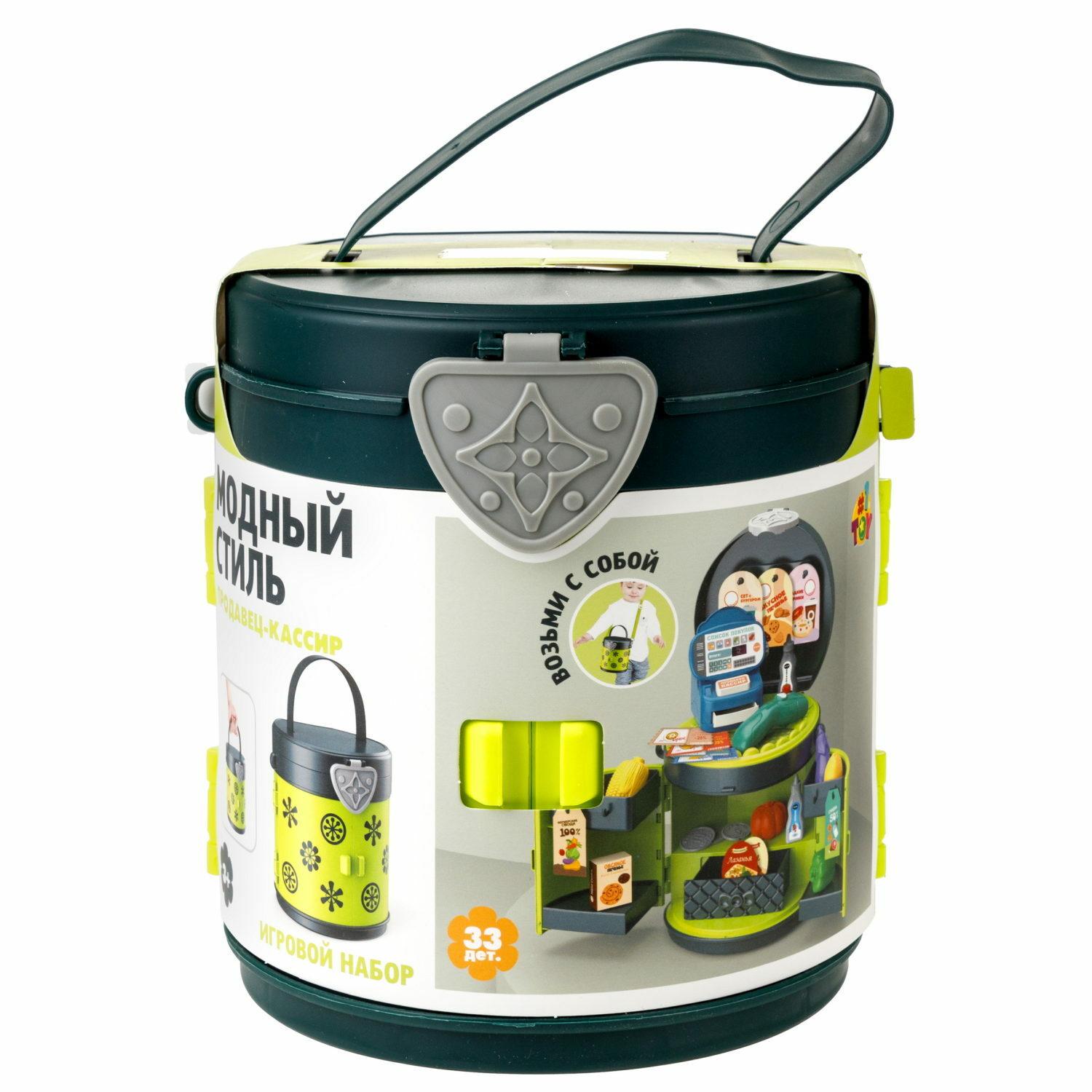 Игровой набор 1TOY касса, продукты - фото 4