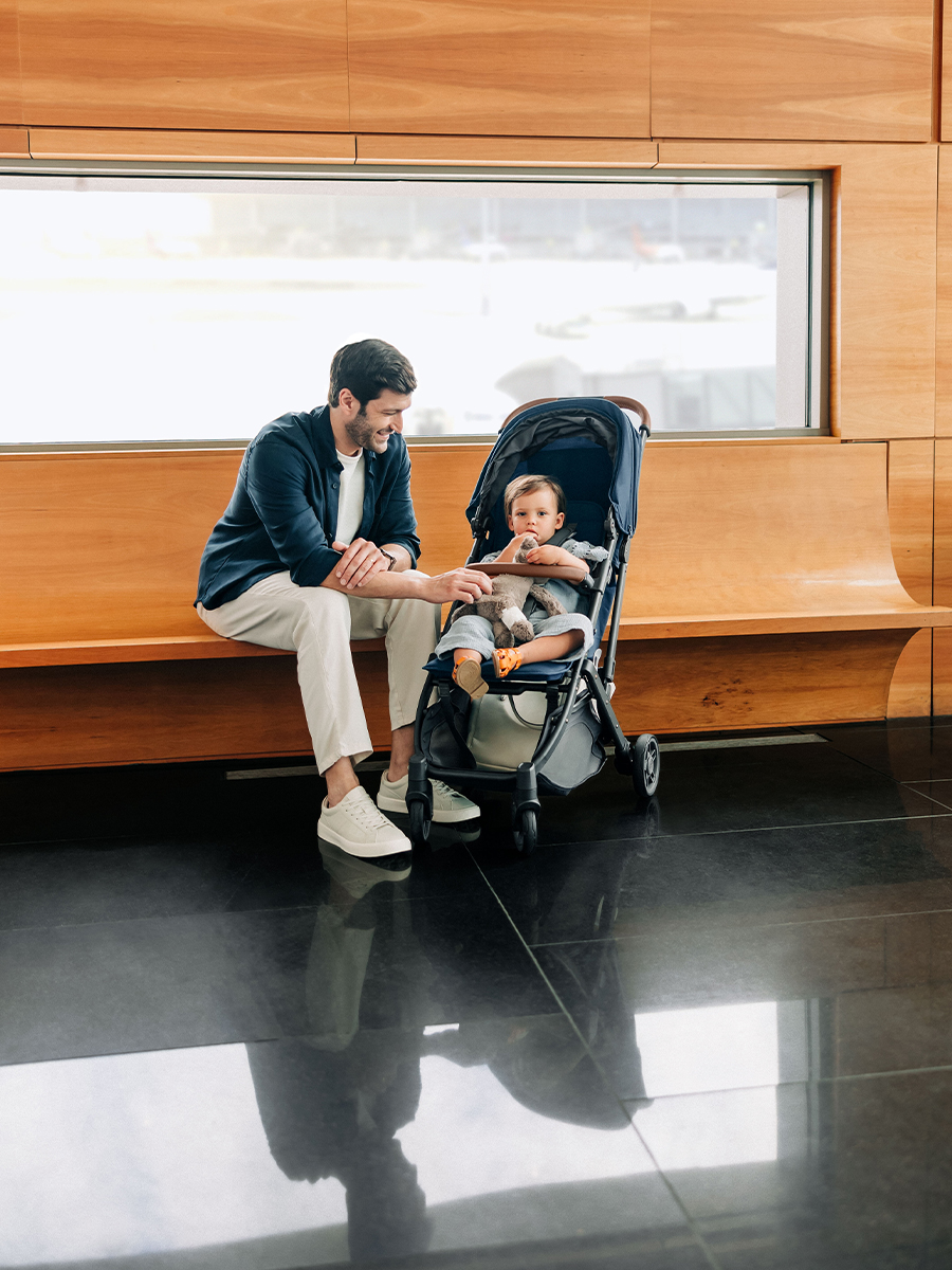 Коляска прогулочная UPPAbaby MINU V2 синий - фото 10