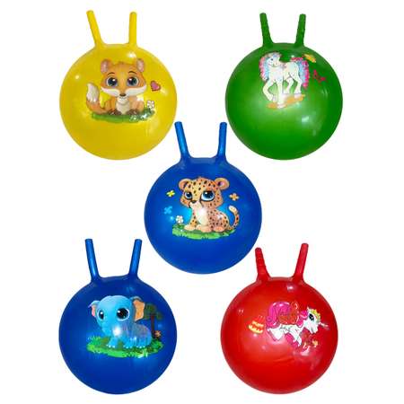 Фитбол Наша Игрушка Животные на полянке 45 см