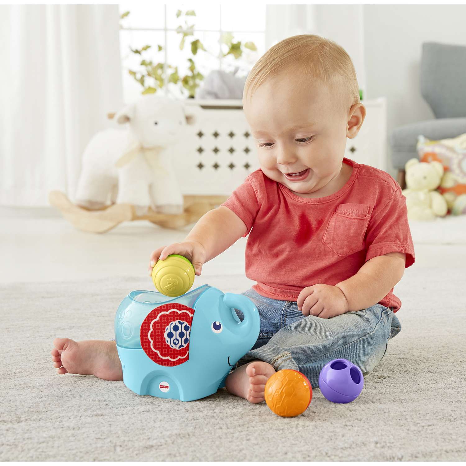 Игрушка Fisher Price неваляшка - фото 6