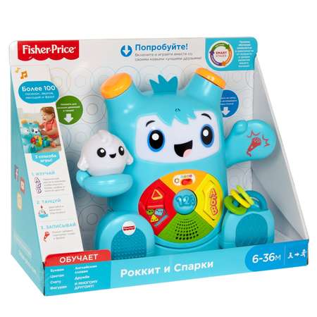 Игрушка Fisher Price Смейся и учись Роккит и Спарки FXD10