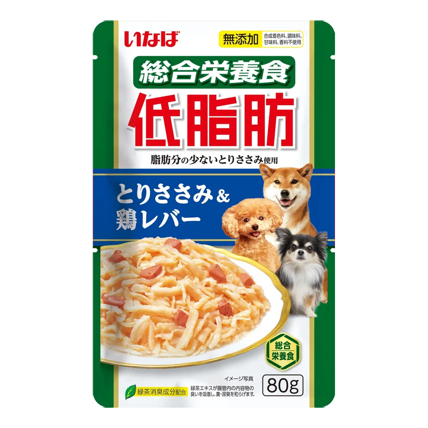 Корм для собак Inaba 80г Teishibo куриное филе с куриной печенью в желе - фото 1